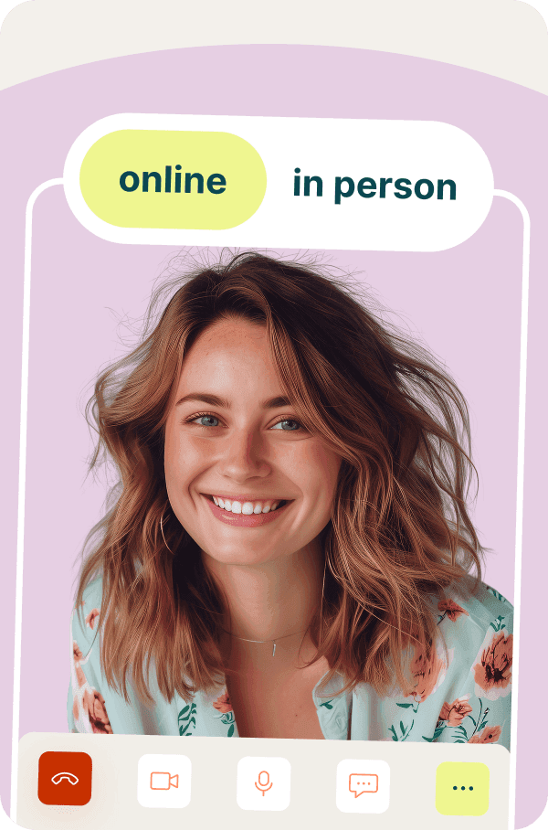 Have your call with your therapist anywhere.