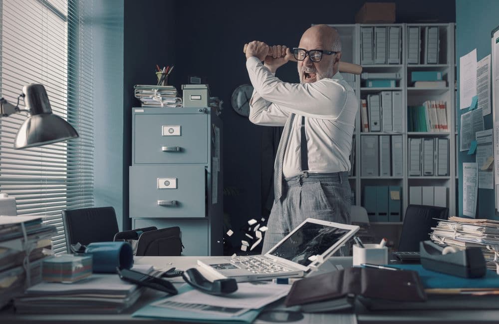 Symptoms of professional burnout